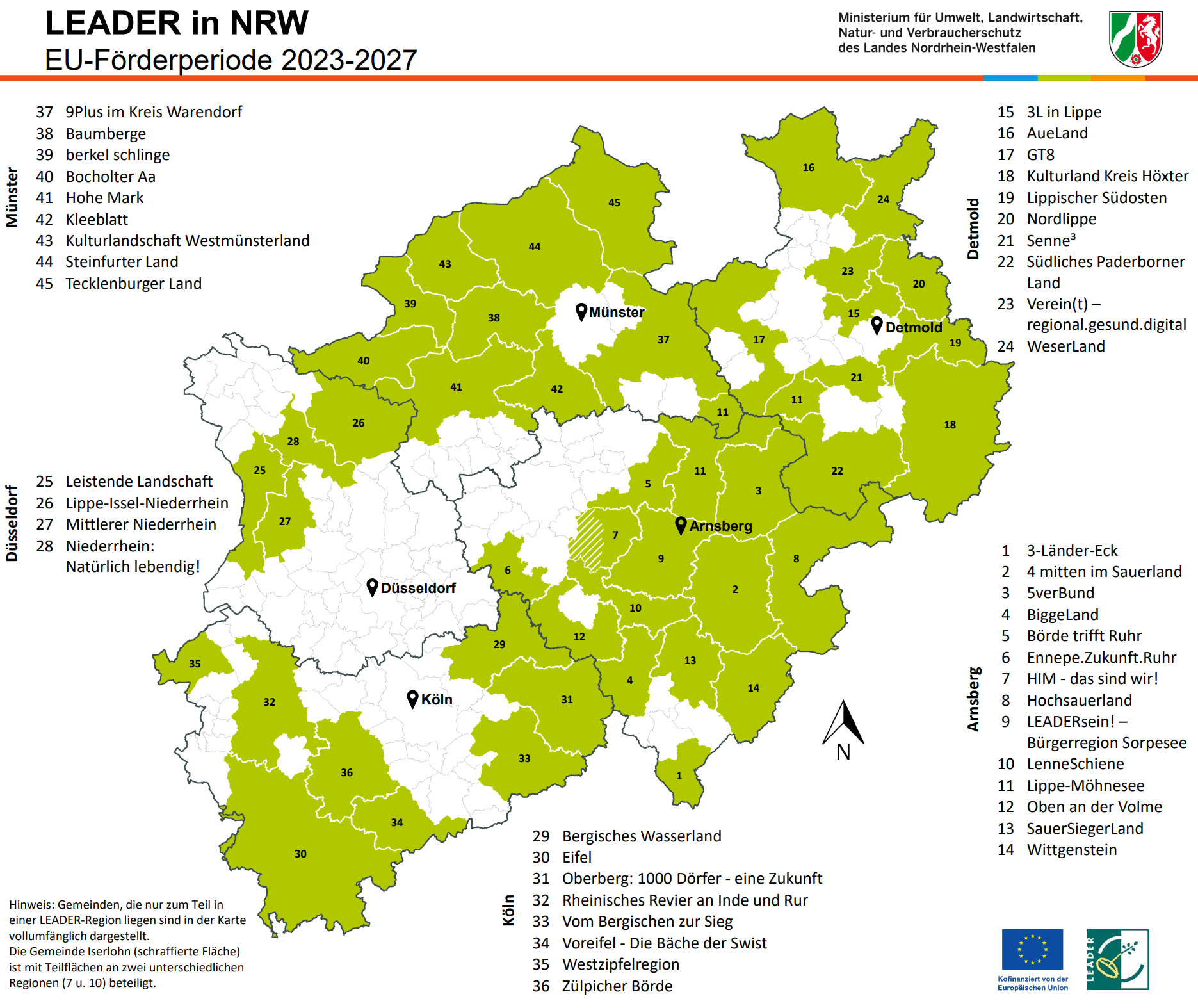 LEADER_Regionen_NRW_2023